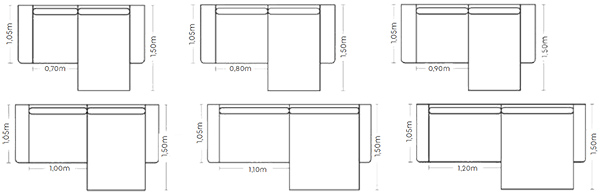 Sofá Cama Alasca - Luart Estofados