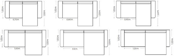 Sofá Cama Itália - Luart Estofados