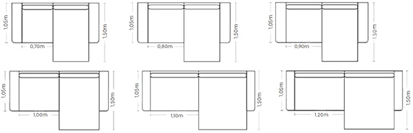 Sofá Cama Nevada - Luart Estofados