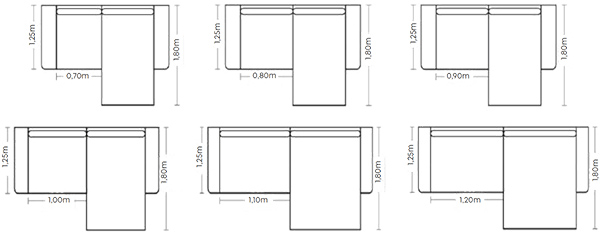 Sofá Retrátil Califórnia - Luart Estofados