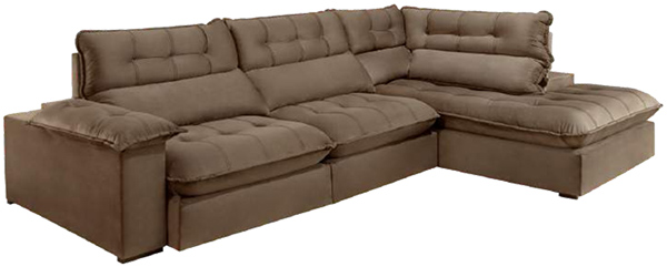 Sofá Retrátil Las Vegas - Luart Estofados