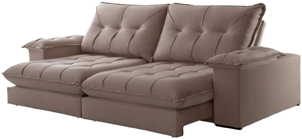 Sofá Retrátil Parma - Luart Estofados